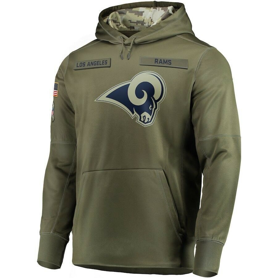 Men Los Angeles Rams Green 2024 Nike NFL hoodie->los angeles rams->NFL Jersey